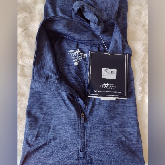 Charles River Men's Space Dye Performance Pullover 9763 - Picture 3 of 3